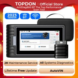 Topdon artidiag800 BT OBD2 Professionele auto diagnostische tool Automotive scanner All System Scan Tool Free Lifetime Upgrade ECU