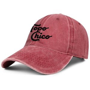 Topo Chico Mineraalwater soda water Unisex denim baseball cap custom cool team stijlvolle hoeden Vintage oud Wit marmer Amerikaanse flag306w