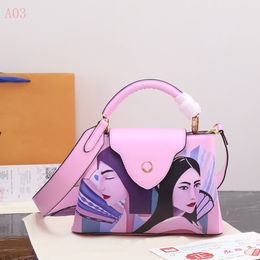 Topo Quality nuevo diseñador Pink Beauty Wallet Bolso Bolsos de mujer Crossbody Soho Bag Disco Shoulder Bag oro con flecos Messenger Bags Monedero 22 cm 27 CM