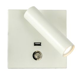 Topoch verzonken wandlampen led licht woonkamer foyer slaapkamer lamp verstelbare leesspotlight schakelaar aan/uit met USB Charger 5V 2A metaalgemaakte sconces