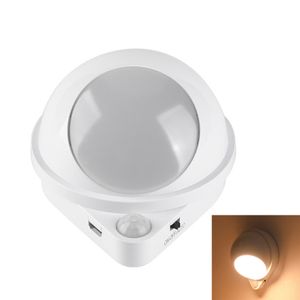 Topoch Luz nocturna de pared con forma de gota de agua, carga USB, activación por movimiento, luz nocturna inalámbrica para bebé, lámpara LED para dormitorio, armario, armario de cocina, apliques de iluminación para escaleras