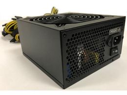 TOWEROOR 1800W GPU Mining Voeding voor BTC / BCH / ETC / ETH / LTC / XMR / XRP / ZEC ETC CRYPTO COIN MINER, ondersteuning 8 grafische kaart ATX-tuig