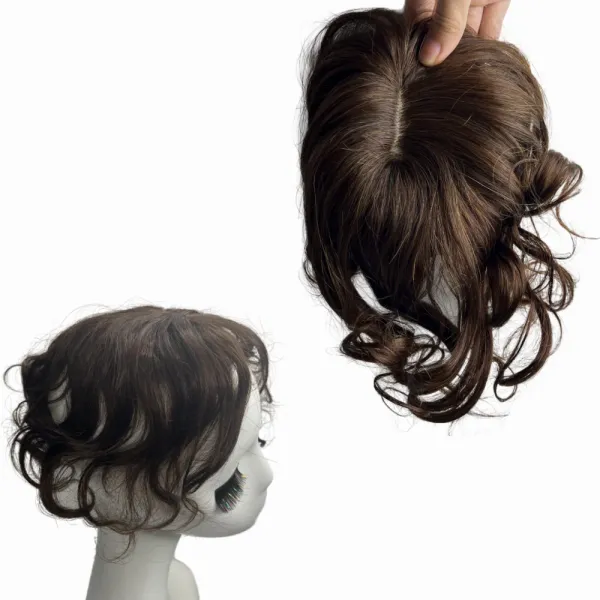 Toppers 1014 '' Extensions de cheveux humains brésiliens bouclés ondulés naturels avec clips dans les extensions de cheveux augmentent le volume des cheveux pour les femmes Remy doux