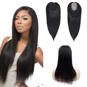 Toppers Toysww Real Virgin Human Hair Toppers Pruik voor vrouwen 12 