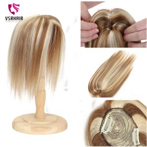 Toppers VSR Pop Hair topper HEURS CLIPIN ONE PIANO COULEURS COULEURS BLONDE LACE BLONDE Two Clip Hair Toppers For Women