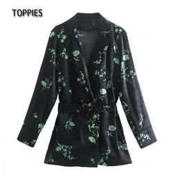 Toppies Mode Jacquard Chemises Femmes Kimono Blouses Tops Femme Double Boutonnage Chemises Longues Col Cranté 210412
