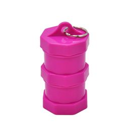 Toppuff Smoking Diameter 48mm 1.89 inch Airtight Tabak Container Houder Zwart Acryl Storage Fles Draagbare Afzonderlijke Spice Box Case