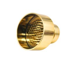Toppuff Round Forme Plastique Métal Metah Puncheur Gold Color Hole Maker pour le narguilé Foil Shisha Tool Piercing Narguile Chicha A4890296