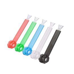 Toppuff Top Puff Pipas para fumar para viajes Bongs de agua de vidrio Hookah 160 mm Acrílico Quemador de aceite Tornillo en plástico Accesorio de humo LL