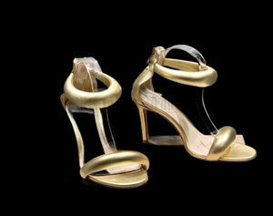 Topquality Gianvito Rossi 105cm talons talons sandales chaussures habille talon pour les femmes de luxe d'été sandales noir bas de pied 2981506