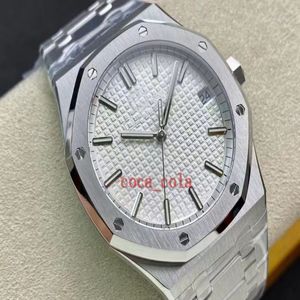 TOPQuality ZF Factory Watch Horloges 41 mm V5 Extra dun 15500 904L Staal Grijze wijzerplaat waterdicht CAL 4302 Beweging Mechanisch Aut289R