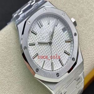 TOPQuality ZF Factory Watch Horloges 41 mm V5 Extra dun 15500 904L Staal Grijze wijzerplaat waterdicht CAL 4302 Beweging Mechanisch Aut292n