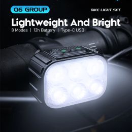 Toprider 550lm Bike Light Lampe avant USB rechargeable T6 LED 1100mAh Bicycle Light ACCESSOIRES DE BILLE DE BIDE IMPHERPHER