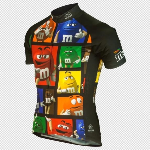 Hauts d'équitation pour hommes, maillot de cyclisme à manches courtes, dessin animé, chemise mignonne, vêtements de cyclisme uniques, vêtements Cool, nouveauté, 2024