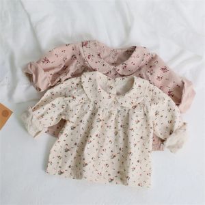 Tops Adorables bébé fille à manches longues Shirt Floral Baby Kids Trop