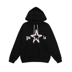 tops Bear Hoodie in Black Multi met een streetlook LILAC hoodies grafisch ontwerp Sweatshirts Heren Dames Capuchon Pullover Top Letter Flock E