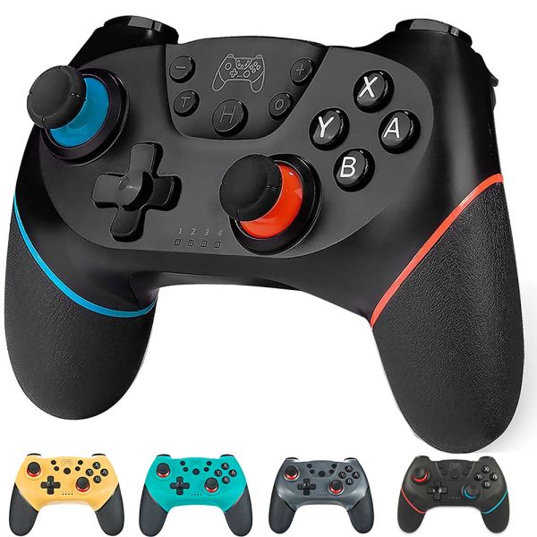 Tops Bluetooth Pro Gamepad pour Nintendo Switch Console Wireless GamePad Video Game USB Joystick Controller Control avec 6axis Handle