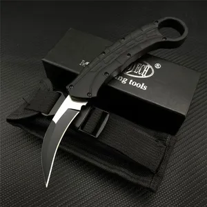 ¡Topes! BM Karambit cuchillo automático de garra de pájaro hoja 440c Mango de aleación doble acción para acampar al aire libre Autodefensa EDC supervivencia AUTO cuchillos A07 C07 BM42