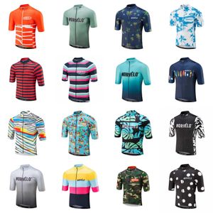 Tops New Morvelo Team Cycling Sleeves Jersey Summer Semche Dry Bicycle Dry Top Quality Quality Ropa Ciclismo Wholesale U51054