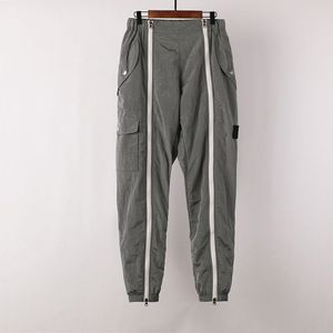 Topstoney – pantalon de travail classique pour hommes, marque de qualité, Badge brodé en métal et Nylon, Double fermeture éclair, taille M-2XL