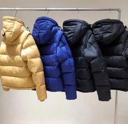 Tops Quality Mens Jacket Hooded Autumn Winter Style Garnières Longues Vestes LETTRES IMPRIMÉES DES MATISS