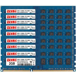 Tops Universal PC310600U DIMM Mémoire de bureau 10 pièces SET 2 Go DDR3 RAM 1333MHZ2RX8 240 PINS 1.5 V Intel non ECC et AMD compatible