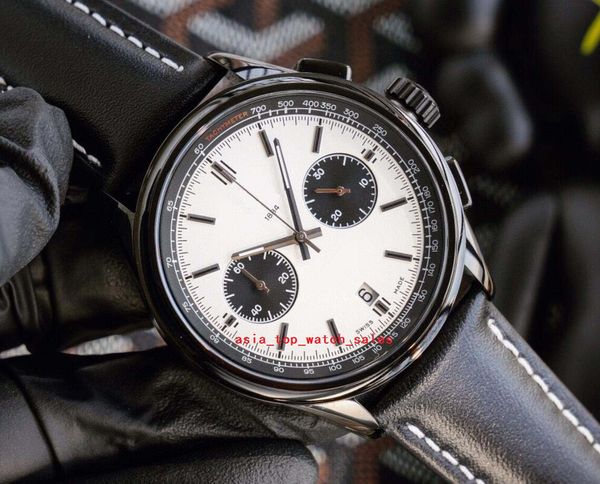 Más vendidos 2 estilos Super-Avenger A13385101B1X1 Relojes de pulsera para hombre 43 mm Cronógrafo multifunción Trabajo VK Movimiento de cuarzo Últimos relojes de acero negro para hombres