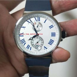 Top Selling 2 styles UN hommes montres-bracelets New Marine Manufacture Rome numérique 266-67-3 43 Date automatique 45 mm cadran blanc mécanique Auto247W