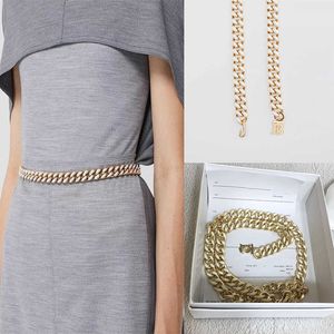 Topselling gouden taille kettingen vrouwen luxe koperen metalen riem jurk elegante Jewelrry in zomer High end kwaliteit cadeau voor vriendin ontwerper klassieke luxe