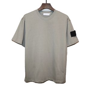 Topstoney 2023 Diseñador de verano Camiseta de marea Color puro Manga corta High Street Camiseta casual suelta 100% algodón Tops Hombres y mujeres Pareja Camiseta Camisetas 238 #