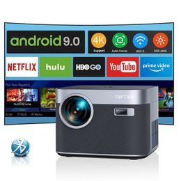 TOPTRO X7-projector 4K Android 9.0 16000 lumen native 1080P WiFi6 Bluetooth-projector Autofocus / Keystone Outdoor Home Theater 240112