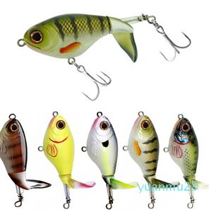 Leurres de pêche Topwater Spinner bar Whopper Plopper pêche à la traîne Pesca matériel de pêche à queue rotative appâts de pêche durs