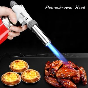 Antorcha para cocinar, encendido automático, soldadura de Gas butano, quemador de Gas para soldar, llama, soplete de Gas, pistola de llama para barbacoa, cocina de acampada