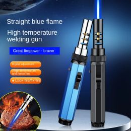 Torch Flame Gas Lichter Spray Gun Barbecue Keuken Koken Rookaccessoires Winddichte Turbo sieraden Lassen Cigar -aanstekers