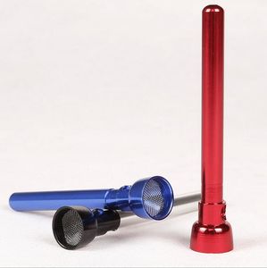 Antorcha linterna En forma de metal Pipa para fumar Tabaco Cigarrillo Cigarro Pipas de hierbas secas 72 mm de longitud 3 colores Herramientas Accesorios para plataformas petrolíferas