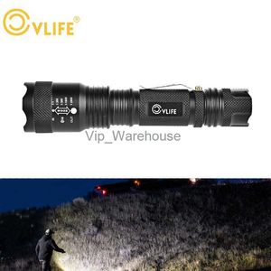 Torches CVLIFE puissante lampe de poche LED rechargeable torche zoom ultra lumineuse équipement extérieur tactique haute puissance avec lumière latérale d'urgence HKD230901