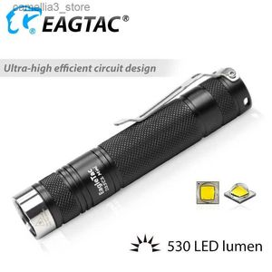 Zaklampen EAGTAC D25C2 Mini LED-zaklamp EDC-zaklamp XPG2 530 lumen Multi Mode Strobe GRATIS 16650 Q231130