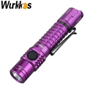 Torches Lampes de poche Wurkkos FC12 Tactique Rechargeable LED 18650 SFT40 2000lm ATR Indicateur de puissance USBC IPX8 EDC Éclairage de randonnée L9156192