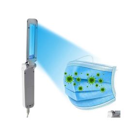 Fakkels handheld handige traviolet uv sterilisator licht buis bb desinfectielamp Mijten lichten vouwen USB germicidale druppel leveren dhszo