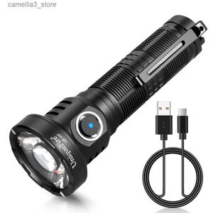 Zaklampen UniqueFire H7 Pocket LED Krachtige tactische EDC-zaklamp SFT40 2500lm USB C Opladen 21700 Zaklamp voor wandelen Kamperen Noodgevallen Q231130