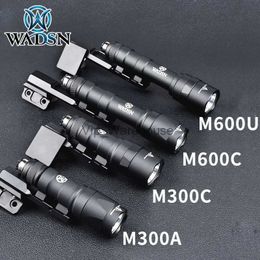 Zaklampen WADSN M300 M600 Thorntai Zaklamp Mount Set Fit 20mm Picatinny Rail MLOK KEYMOD M300A M300C M300W M600C M600U M600W Gun Lamp HKD230901