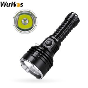 Torches Wurkkos TS30S Pro 21700 Rechargeable Tactical Flashlight LED USB-C 6000Lm Torch MAX 1086M Stainless Bezel Anduril 2 Power Bank HKD230902