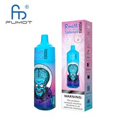 Fumot RandM Tornado 9000 pro con pantalla LED Cigarrillos vape eléctricos desechables pluma vape recargable suministro original