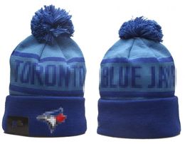 Toronto''Blue Jays''beanies Bobble Hats Baseball Ball Caps 2023-24 Fashion Designer Embet Hat Chunky Gebreide Faux Pom Beanie Christmas Hat A0