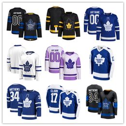 Toronto Maple Custom Leafs Hockey Jerseys 56 Erik Gustafsson 3 Justin Holl 15 Kerfoot 28 Sam Lafferty 16 Mitch Marner 34 Auston Matthews 30 Matt Murray 8 Jake Muzzin