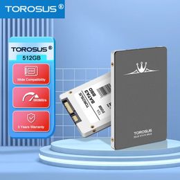 Torosus 512 Go SSD SATA3 6,0 Go TLC Flash 1TB 2,5 '' Disque interne à solide 560 Mo AHCI Disque du disque dur pour PC 231221