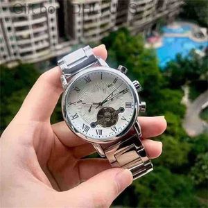 Koppel Flywheel Luxe horloges voor heren Pate Philipp Baidatuo Super vliegwiel Mechanische stalen schaal Mens