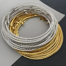 Tornos Collares de moda Joyas para mujeres Collar de color de plata de oro Vergoldete Halskette Schmuck Indisch