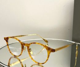 Schildpad gouden brilmonturen heldere lenzen ASH heren dames mode zonnebrilmonturen brillen met doos