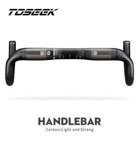 Toseek Road Bicycle Carbon Guide de vélo de vélo de vélo de vélo de vélo 400420440 mm Route externe UD Matte6355717